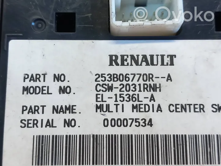 Renault Laguna III Interrupteur / bouton multifonctionnel 253B06770R