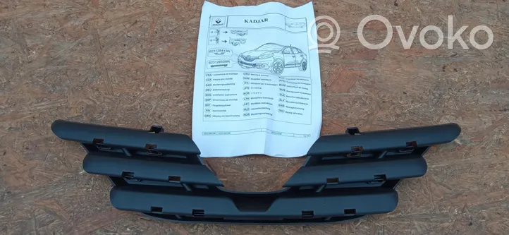 Renault Kadjar Etupuskurin ylempi jäähdytinsäleikkö 623128413