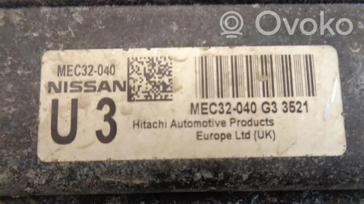 Nissan Micra Centralina/modulo motore ECU MEC32040