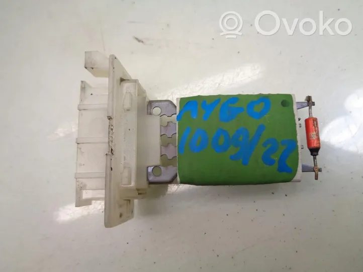 Toyota Aygo AB10 Heater blower motor/fan resistor 