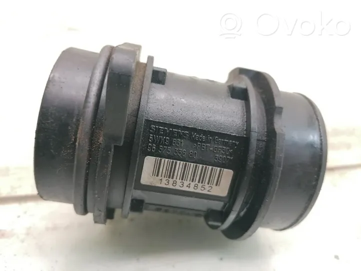 Citroen C3 Pluriel Przepływomierz masowy powietrza MAF 9657533680