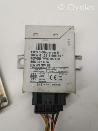 BMW 5 E39 Komputer / Sterownik ECU i komplet kluczy 7786581