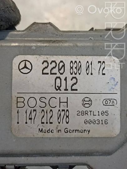 Mercedes-Benz S W220 Czujnik jakości powietrza 2208300172