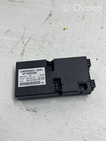 Mercedes-Benz E W211 Seat control module A2118202685