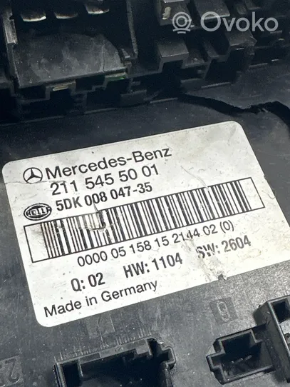 Mercedes-Benz E W211 Unidad de control SAM 2115455001