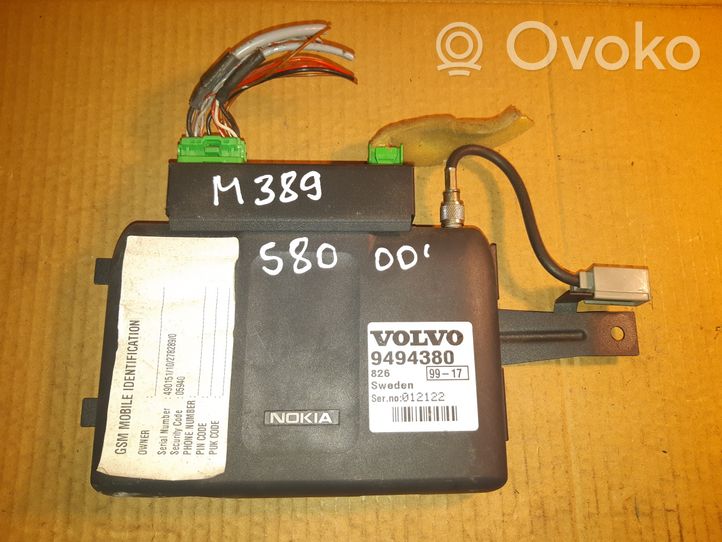 Volvo S80 Puhelimen käyttöyksikkö/-moduuli 9494380