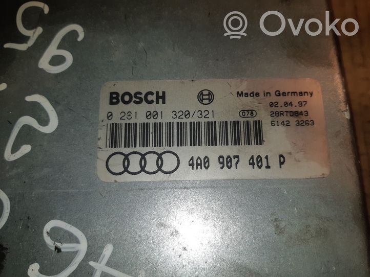Audi A6 S6 C4 4A Sterownik / Moduł ECU 0281001320321