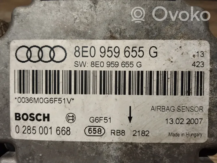 Audi A4 S4 B7 8E 8H Centralina/modulo airbag 8E0959655G