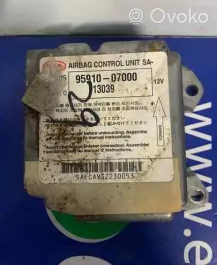 KIA Picanto Airbag control unit/module 9591007000