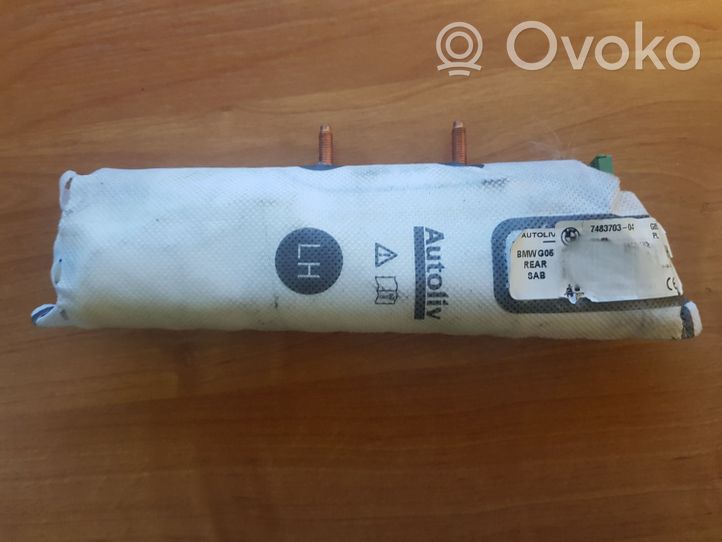 BMW 5 G30 G31 Airbag portiera posteriore 7483703