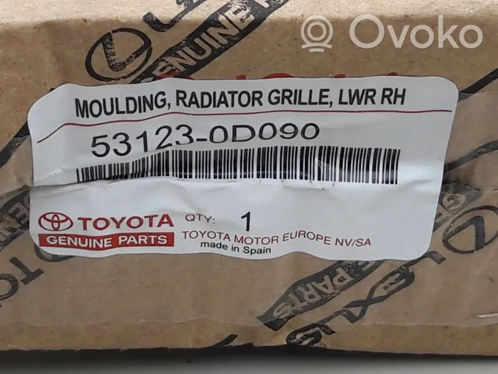 Toyota Yaris Enjoliveur de pare-chocs arrière 53123-0D090