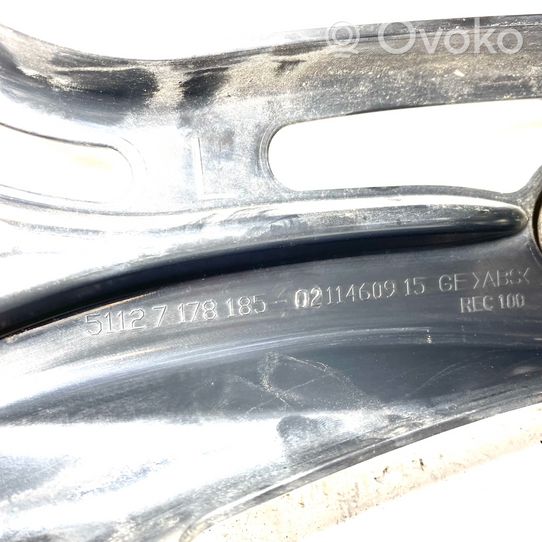 BMW 5 E60 E61 Traversa di supporto paraurti posteriore 7178185