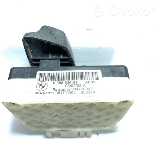 BMW 5 E60 E61 Interruttore di controllo del sedile 61316958526