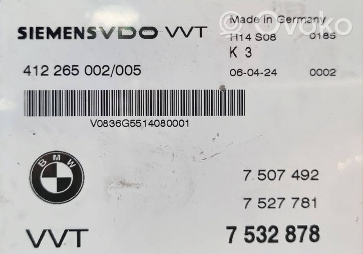 BMW 7 E65 E66 Module de contrôle de boîte de vitesses ECU 7532878