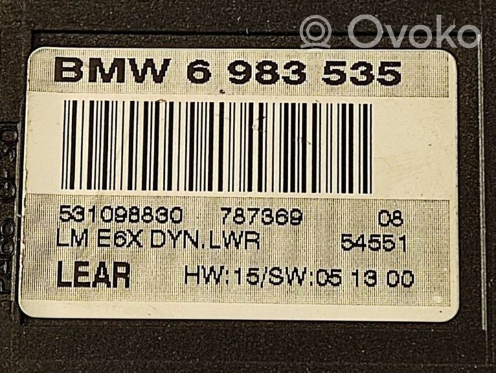 BMW 5 E60 E61 Šviesų modulis 6983535