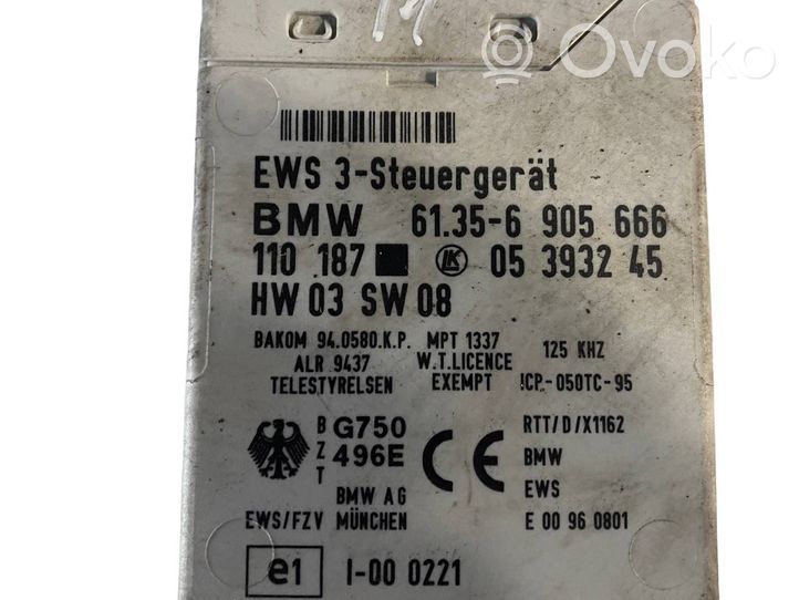 BMW 5 E39 Kit centralina motore ECU e serratura 7789376