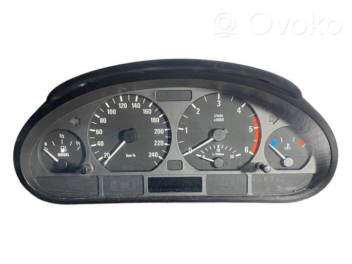 BMW 3 E46 Compteur de vitesse tableau de bord 6911288