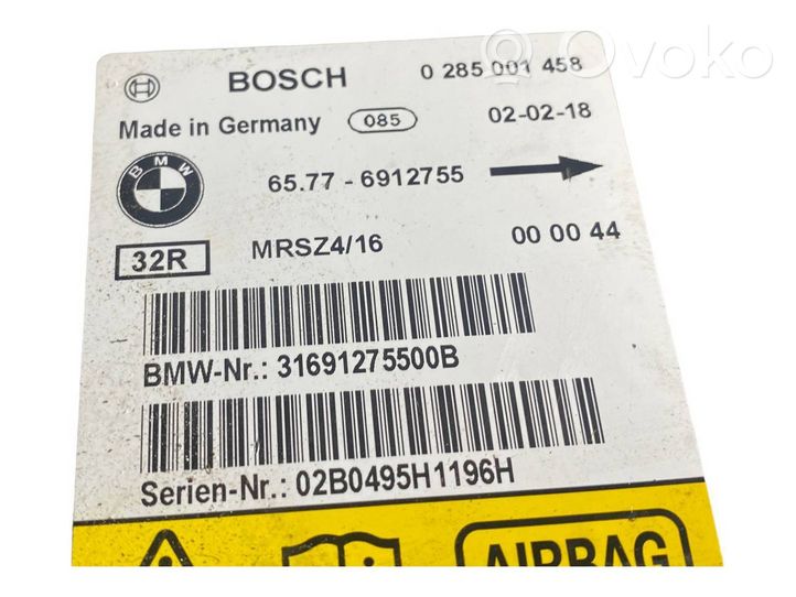BMW 3 E46 Module de contrôle airbag 6912755
