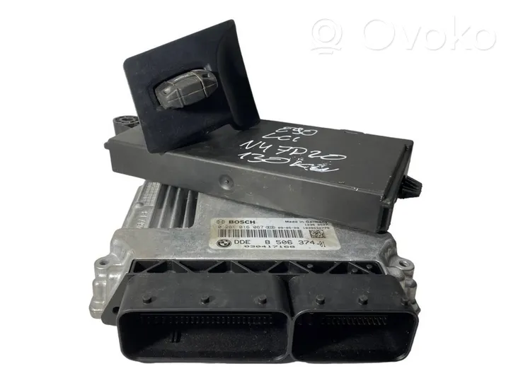BMW 3 E90 E91 Kit calculateur ECU et verrouillage 8506374