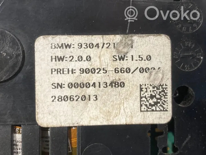 BMW 7 F01 F02 F03 F04 Oro kondicionieriaus/ klimato/ pečiuko valdymo blokas (salone) 9304721