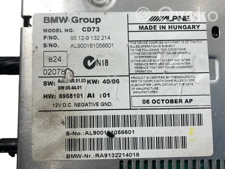 BMW 3 E90 E91 Unità principale autoradio/CD/DVD/GPS 9132214