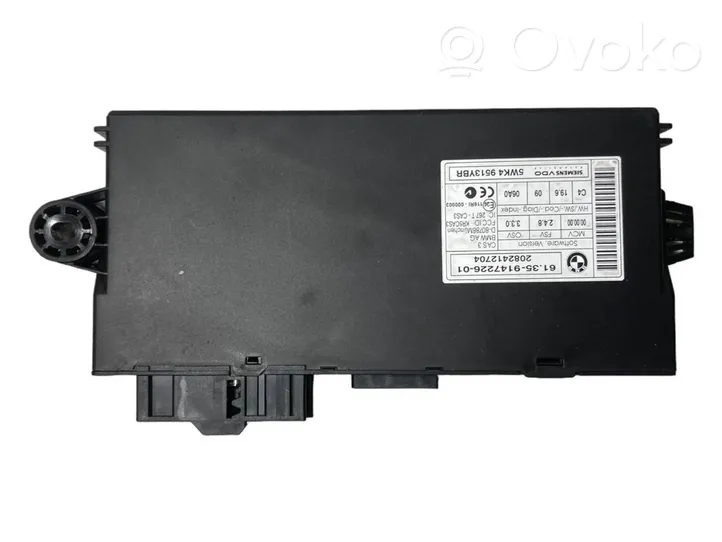 BMW 3 E90 E91 Juego de cerradura y set ECU del motor 7809216