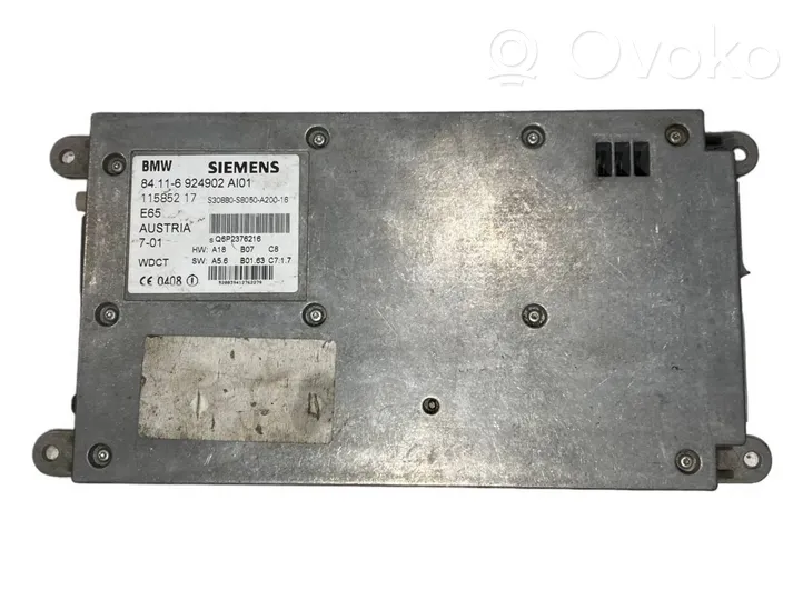 BMW 7 E65 E66 Phone control unit/module 6924902