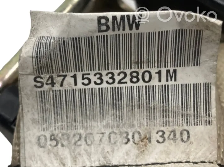 BMW 7 E65 E66 Takaistuimen turvavyö S4715332801M