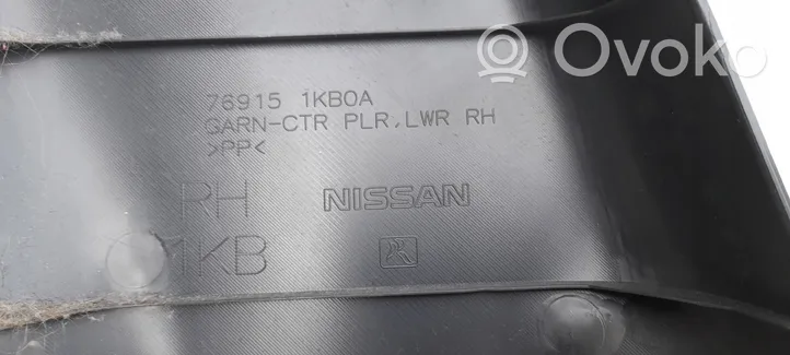 Nissan Juke I F15 B-pilarin verhoilu (alaosa) 769151KB0A