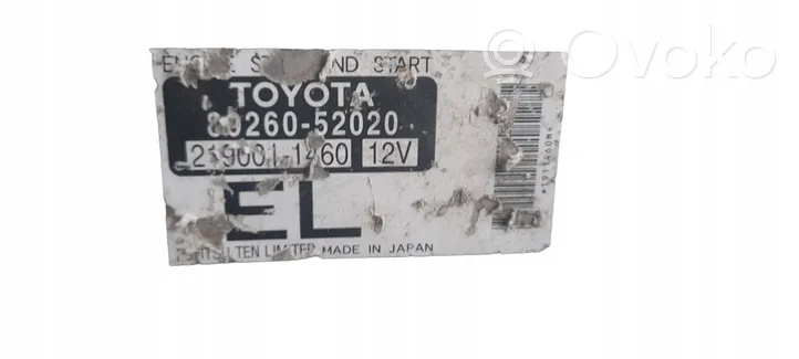 Toyota Yaris Verso Sterownik / Moduł ECU 8926052020