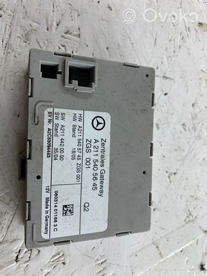 Mercedes-Benz CLS C219 Oven keskuslukituksen ohjausyksikön moduuli A2115405645