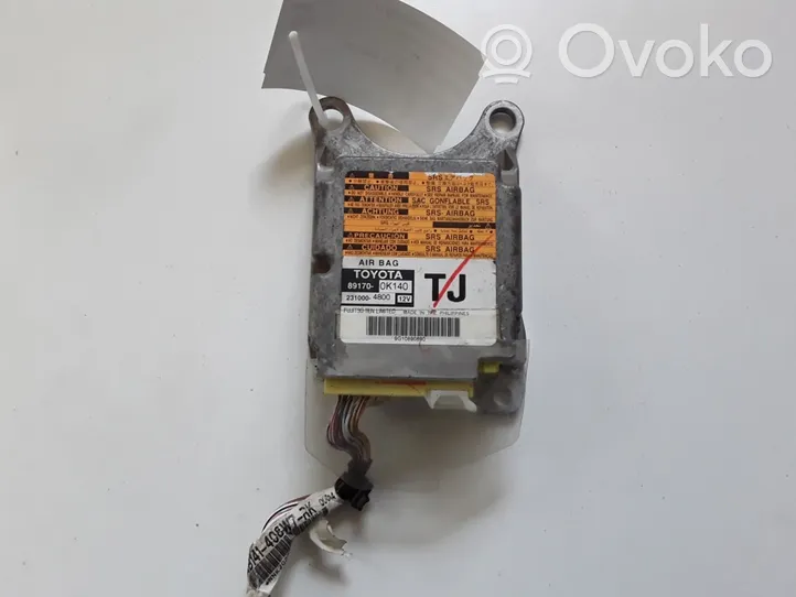 Toyota Hilux (AN10, AN20, AN30) Airbag control unit/module 891700K140