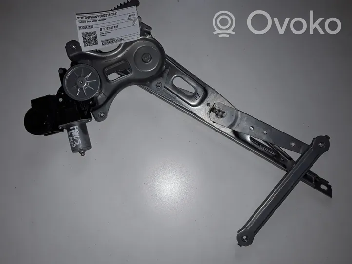 Toyota Prius (XW50) Front window lifting mechanism without motor 8572047140