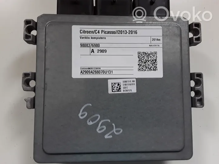 Citroen C4 II Picasso Sterownik / Moduł ECU 9808376980