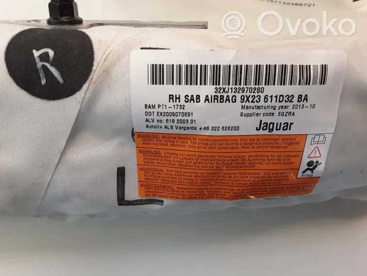 Jaguar XJ X351 Airbag sedile 9X23611D32BA