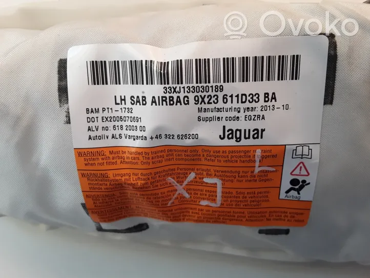 Jaguar XJ X351 Airbag sedile 9X23611D33BA