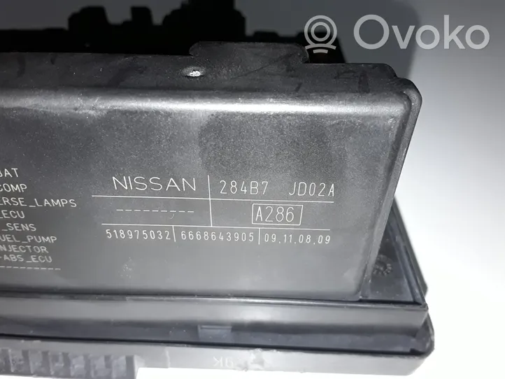 Nissan Qashqai+2 Moduł / Sterownik komfortu 284B7JD02A