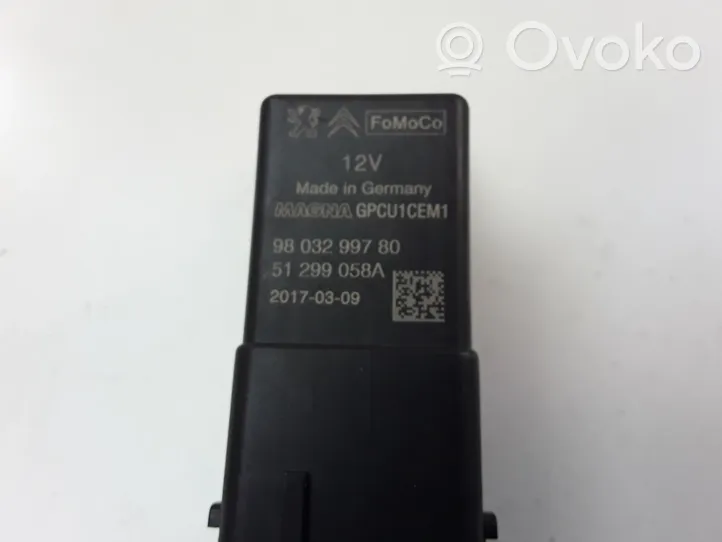 Ford Kuga II Przekaźnik / Modul układu ogrzewania wstępnego 9803299780