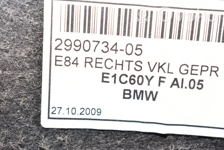 BMW X1 E84 Dolny panel schowka koła zapasowego 