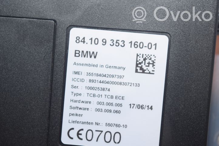 BMW i3 Moduł / Sterownik Bluetooth 9353160