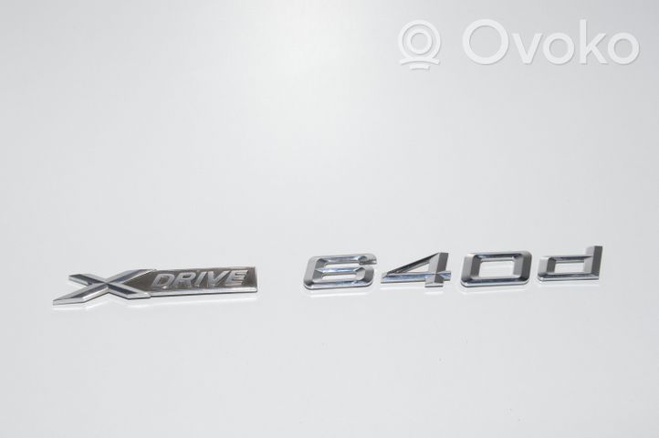 BMW 6 F06 Gran coupe Logo, emblème de fabricant 