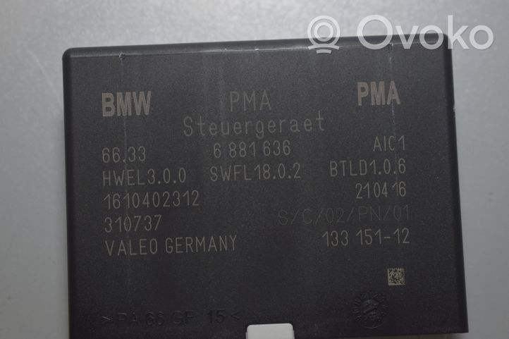 BMW 2 F45 Sterownik / Moduł parkowania PDC 6881636