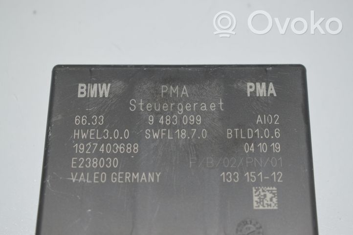 BMW 2 F46 Centralina/modulo sensori di parcheggio PDC 9483099