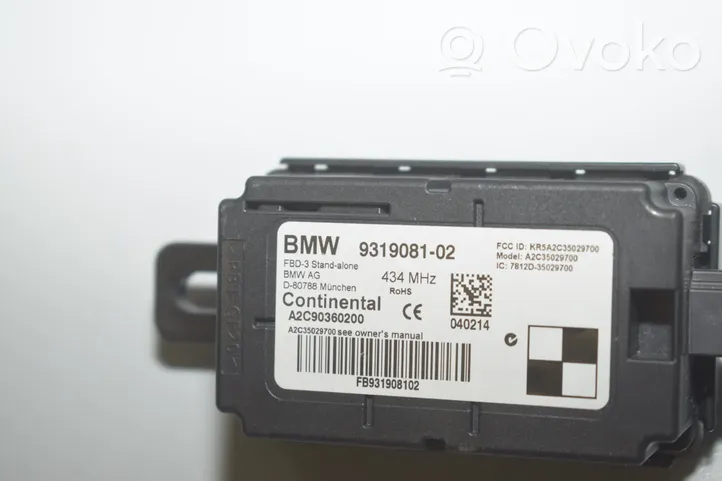 BMW 3 GT F34 Autres unités de commande / modules 9319081