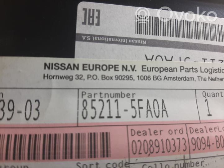 Nissan Micra K14 Törmäysvoiman vaimentimen pidätystanko 852115FA0H
