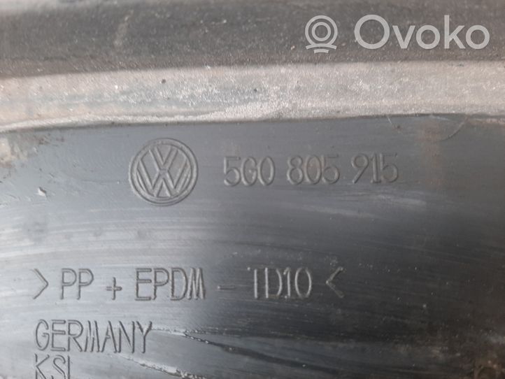 Volkswagen Golf VII Cache de protection inférieur de pare-chocs avant 5G0805915