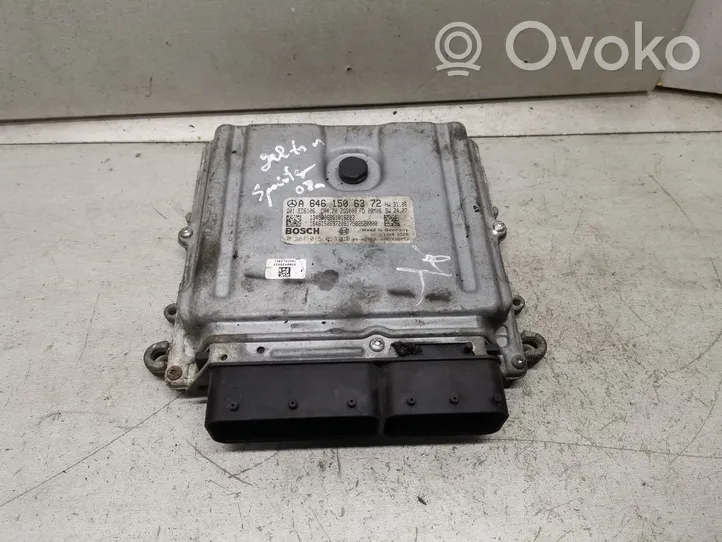 Mercedes-Benz Sprinter W906 Calculateur moteur ECU A6461506372