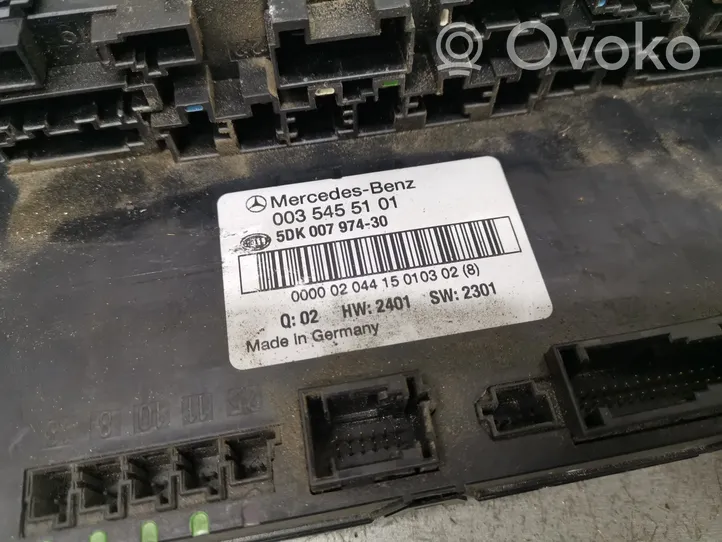 Mercedes-Benz C W203 Module de fusibles 0035455101