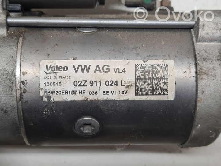 Volkswagen Golf VII Starter motor 02Z911024L