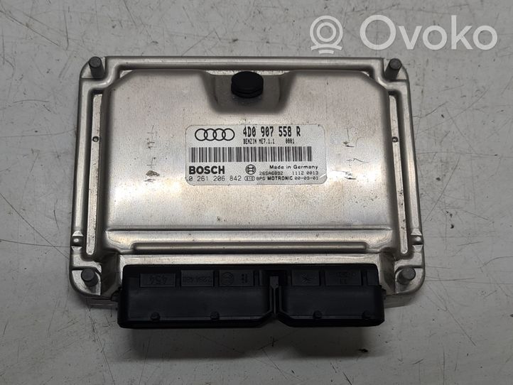 Audi A6 S6 C5 4B Moottorin ohjainlaite/moduuli 4D0907558R